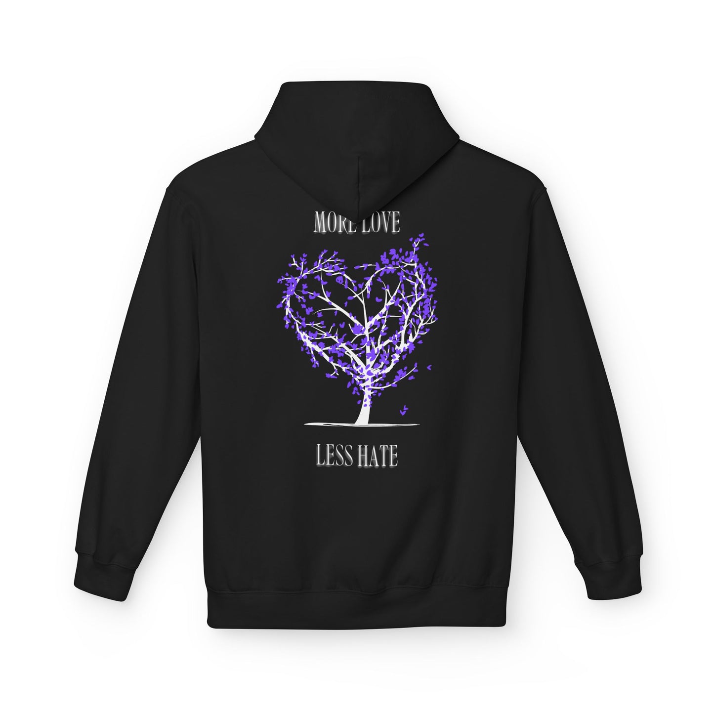 More Love, Less Hate - Unisex Softstyle Hoodie.
