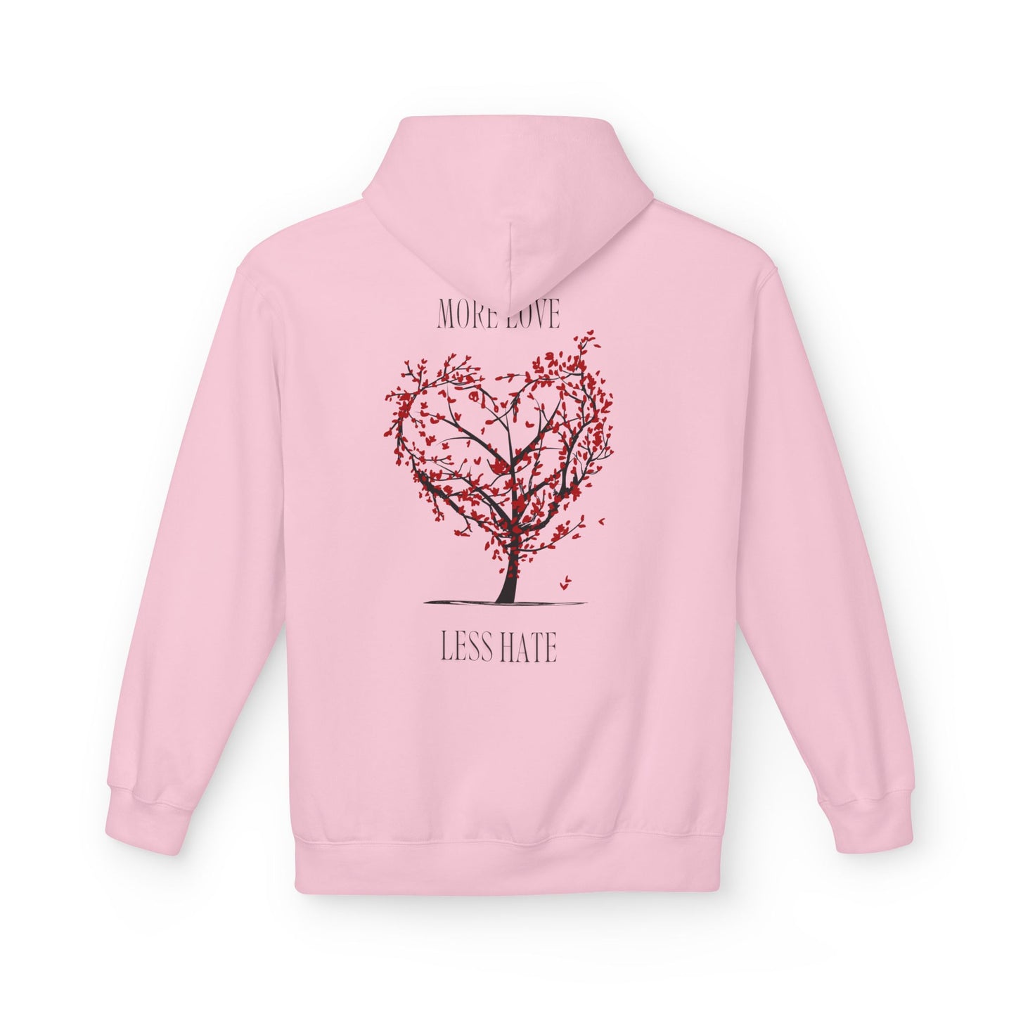 More Love, Less Hate - Unisex Softstyle Hoodie.