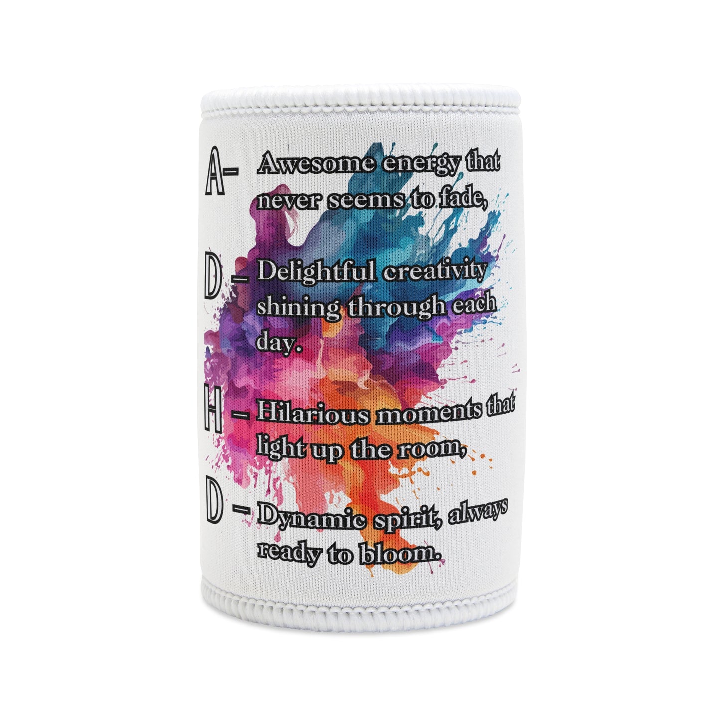 Vibrant ADHD Stubby Holder