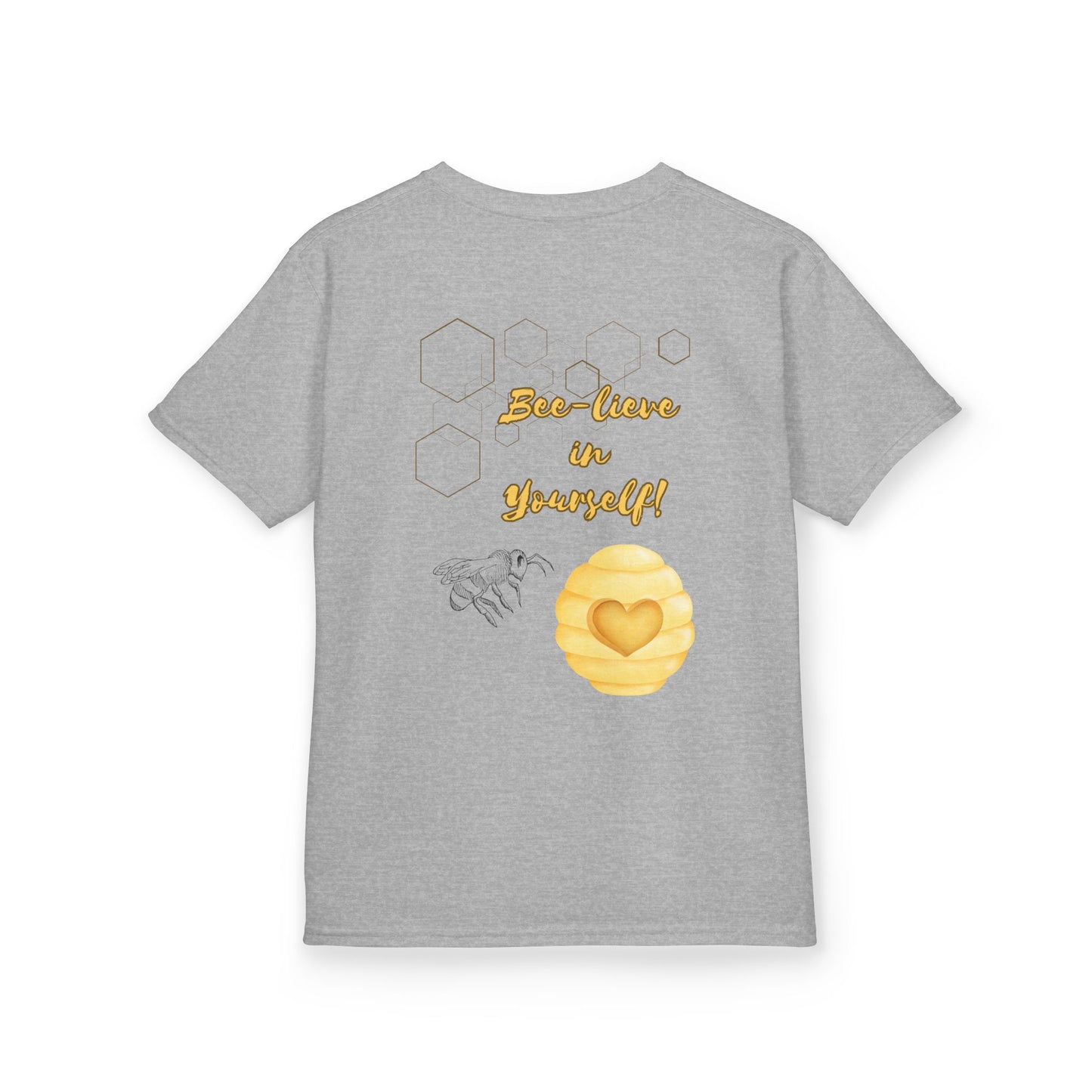 'Bee-Lieve in Yourself' - Children's Motivational T-Shirt -