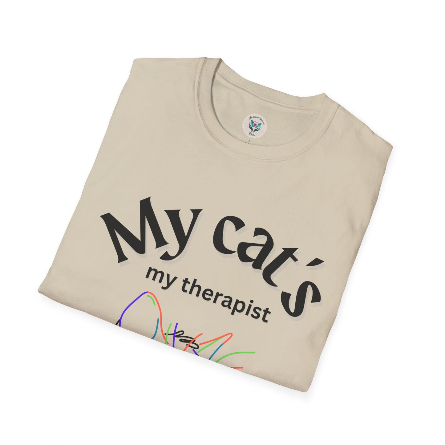 Therapist Cat Softstyle T-Shirt