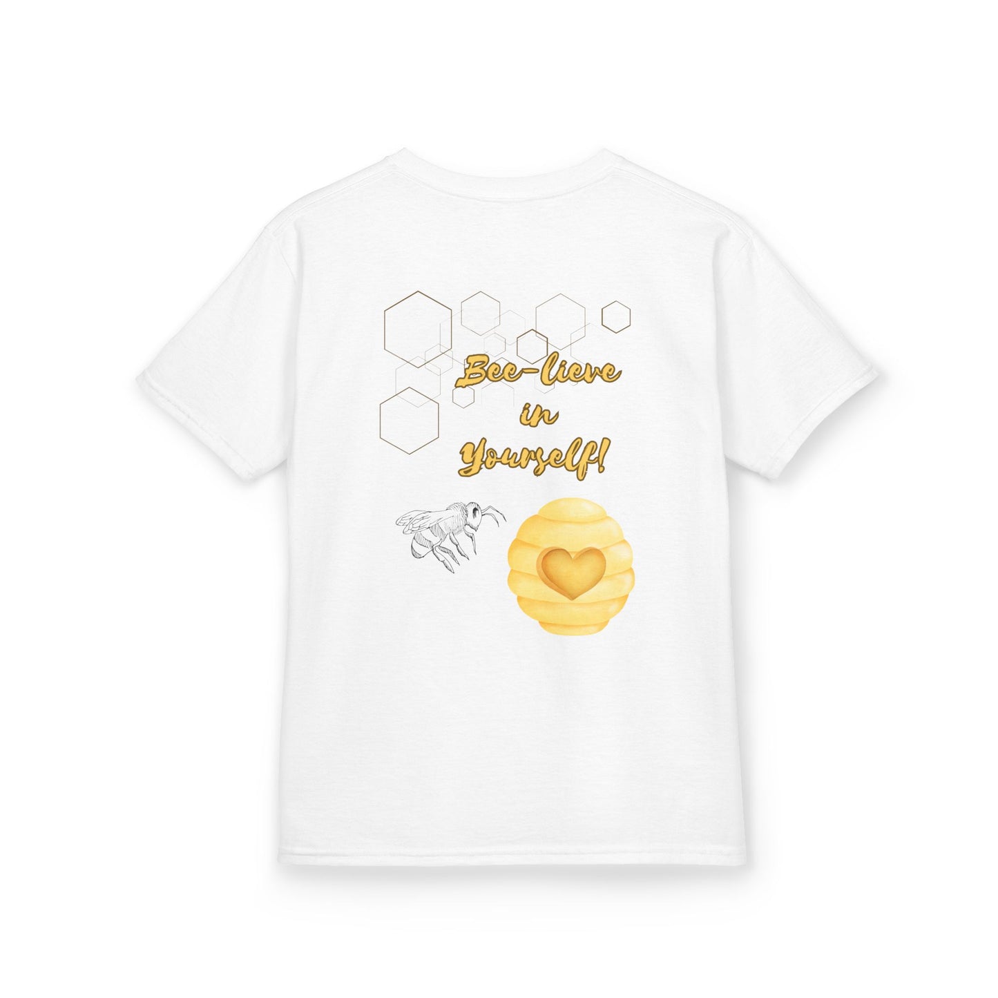 'Bee-Lieve in Yourself' - Children's Motivational T-Shirt -