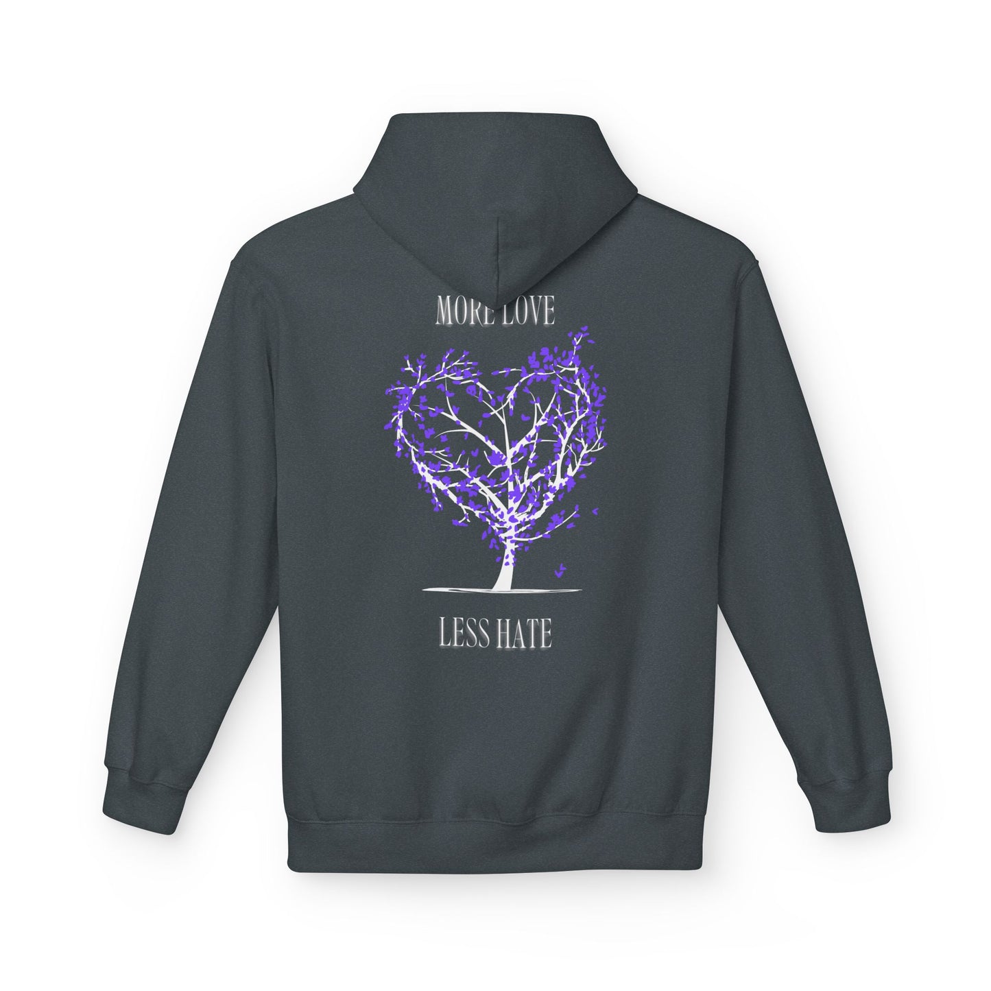 More Love, Less Hate - Unisex Softstyle Hoodie.