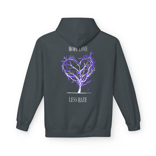 More Love, Less Hate - Unisex Softstyle Hoodie.