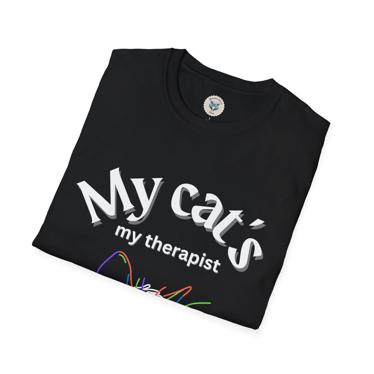 Therapist Cat Softstyle T-Shirt