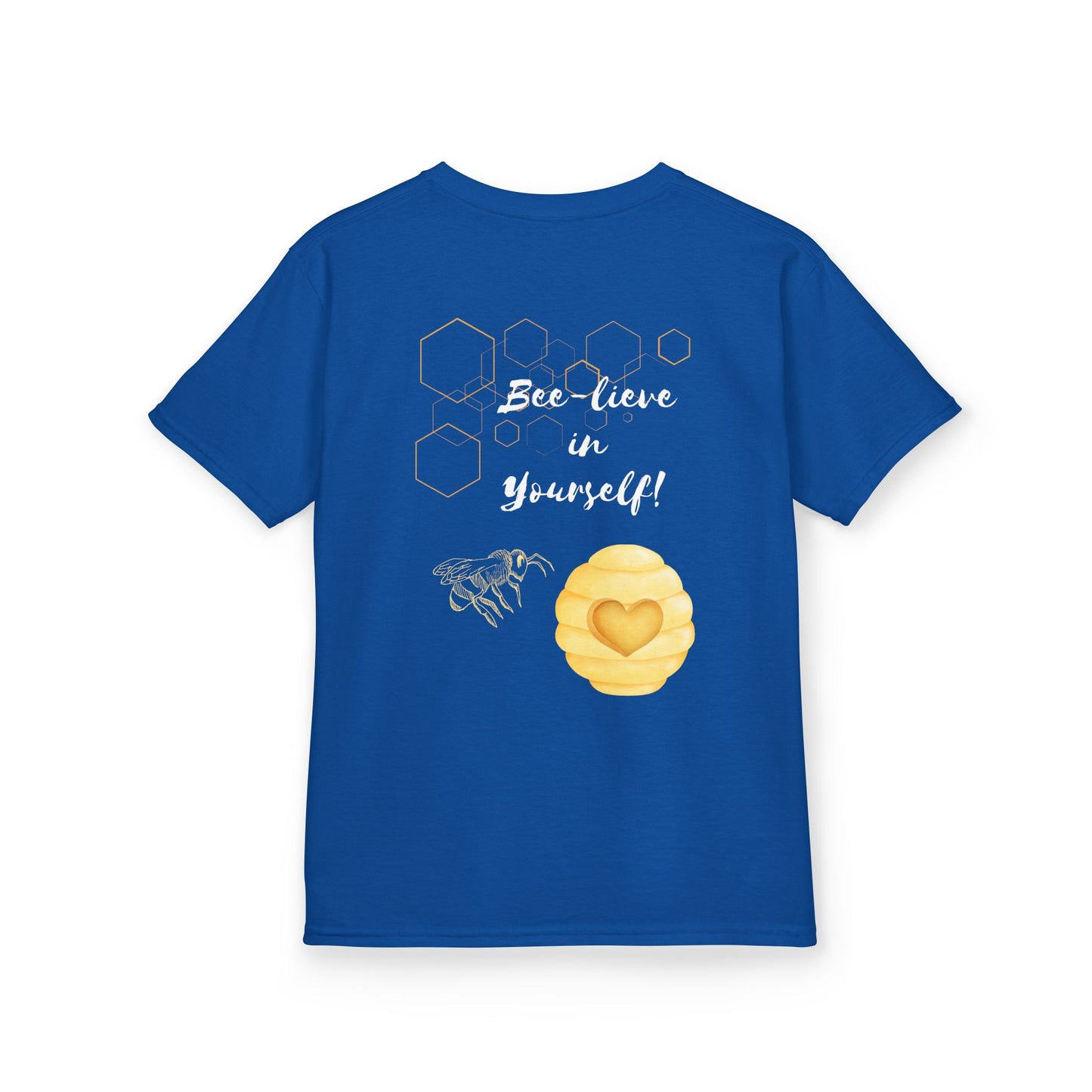 'Bee-Lieve in Yourself' - Children's Motivational T-Shirt -