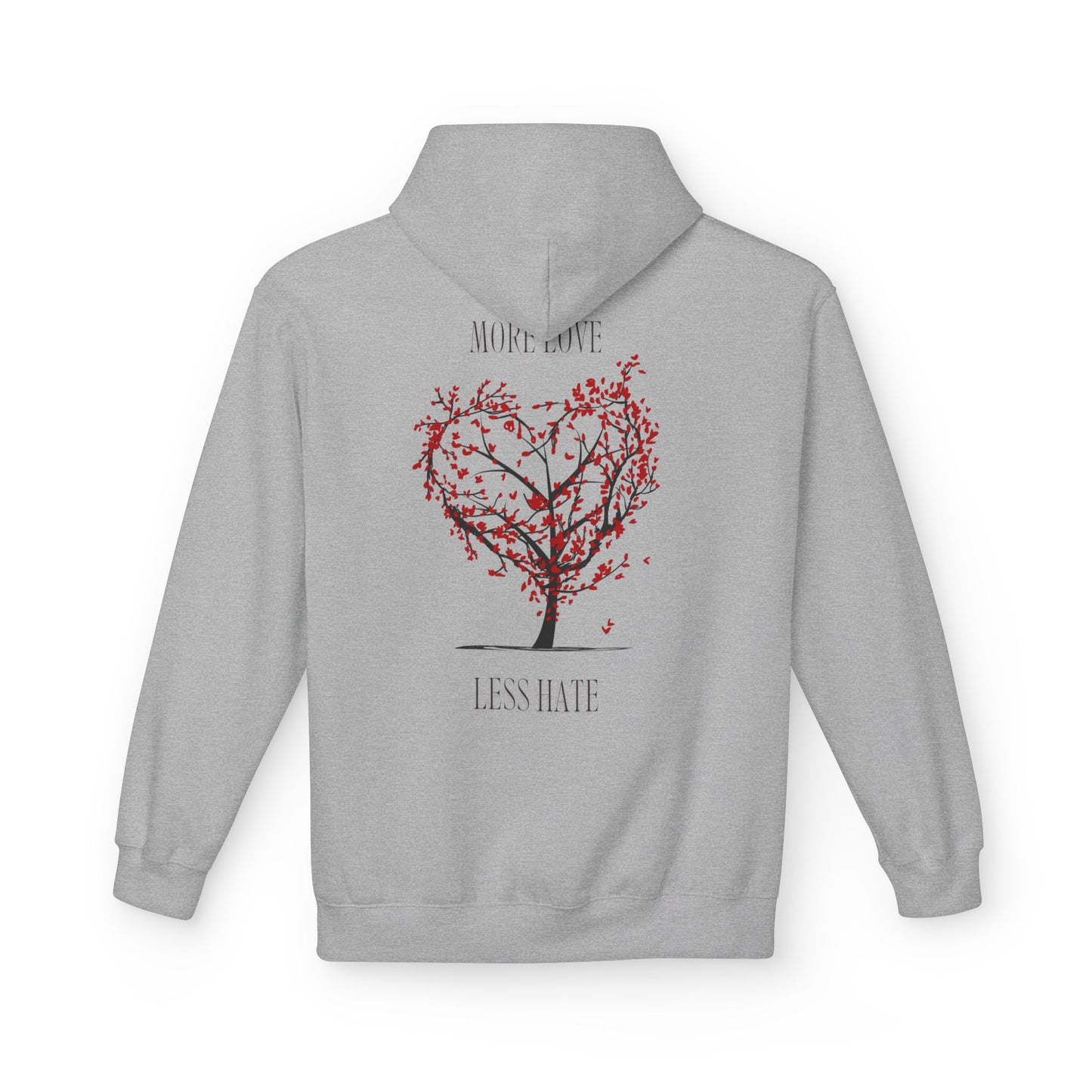 More Love, Less Hate - Unisex Softstyle Hoodie.