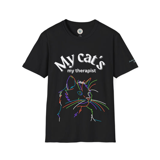 Therapist Cat Softstyle T-Shirt