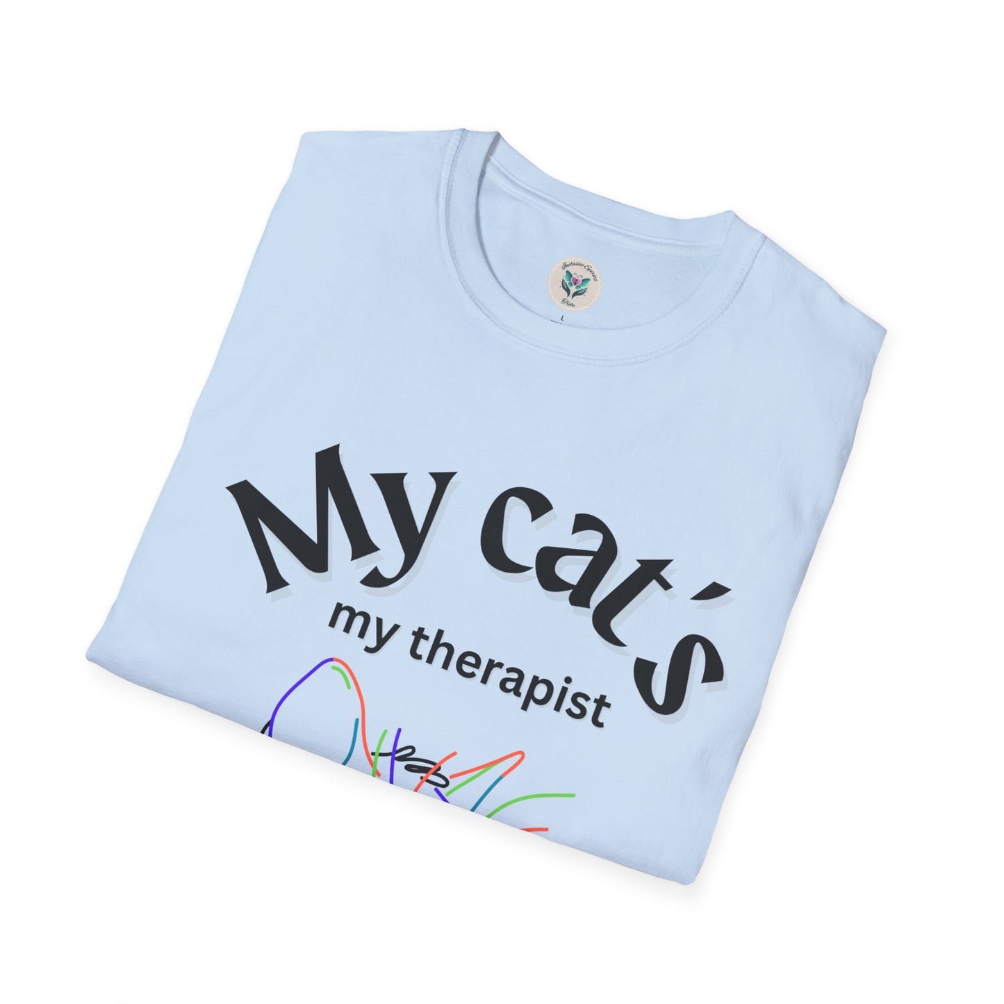 Therapist Cat Softstyle T-Shirt