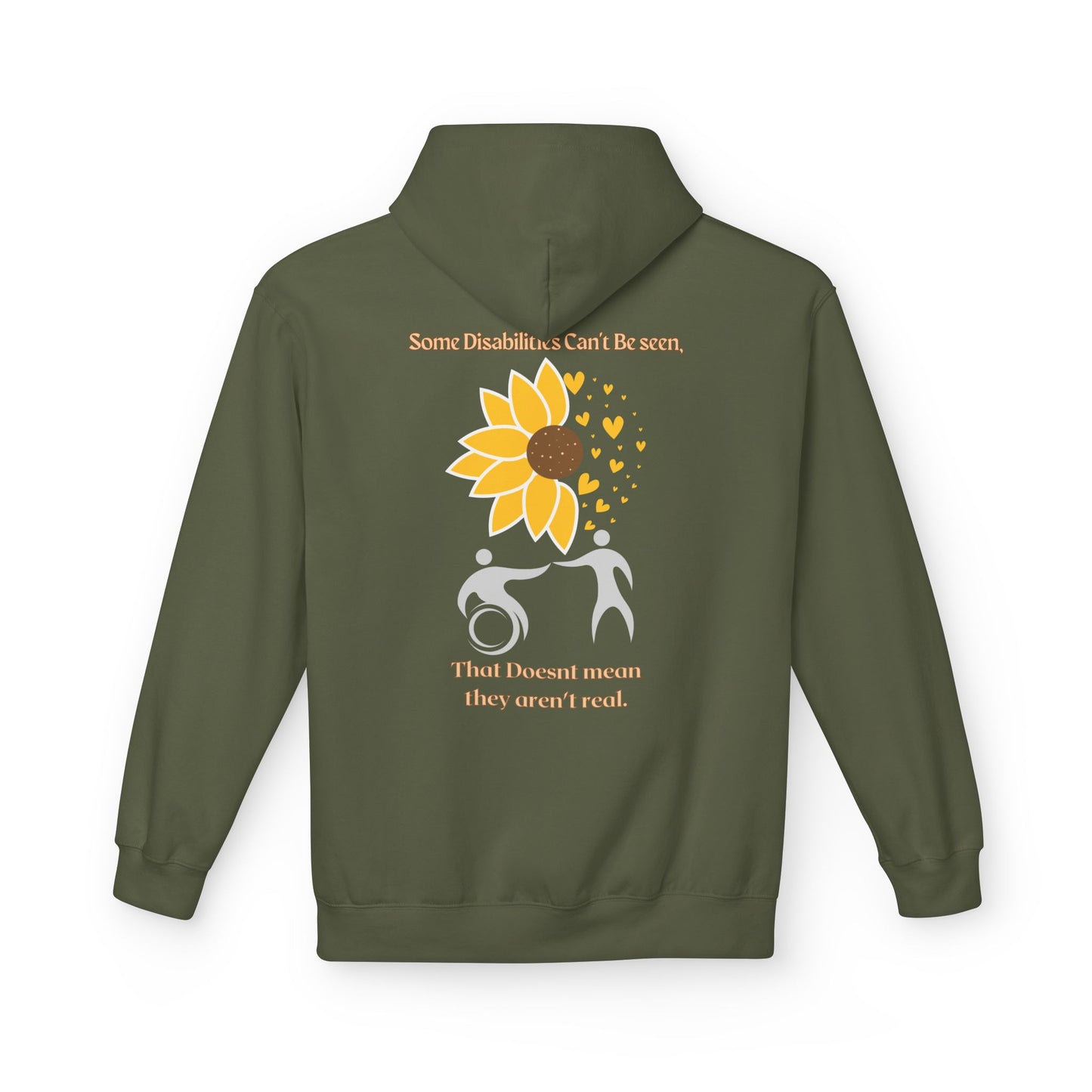 Disability Awareness Softstyle unisex Hoodie