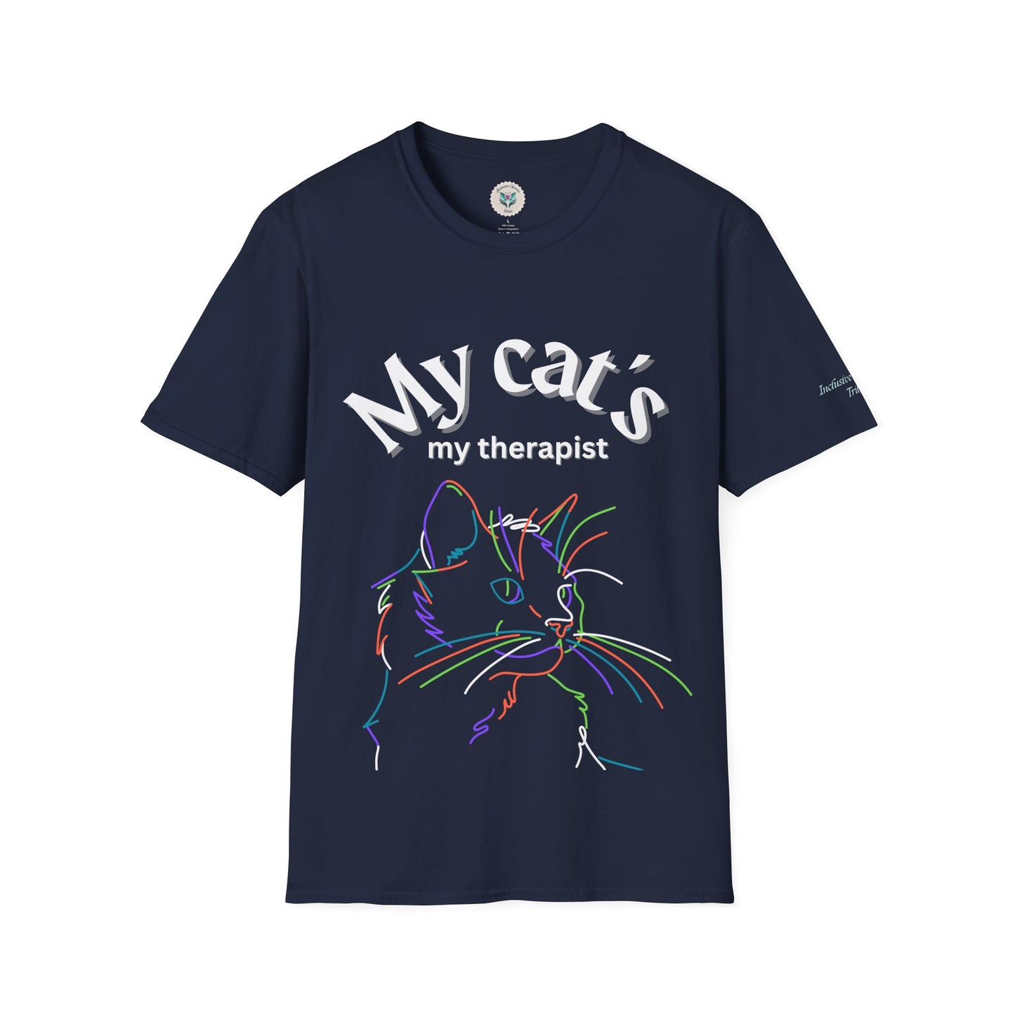 Therapist Cat Softstyle T-Shirt