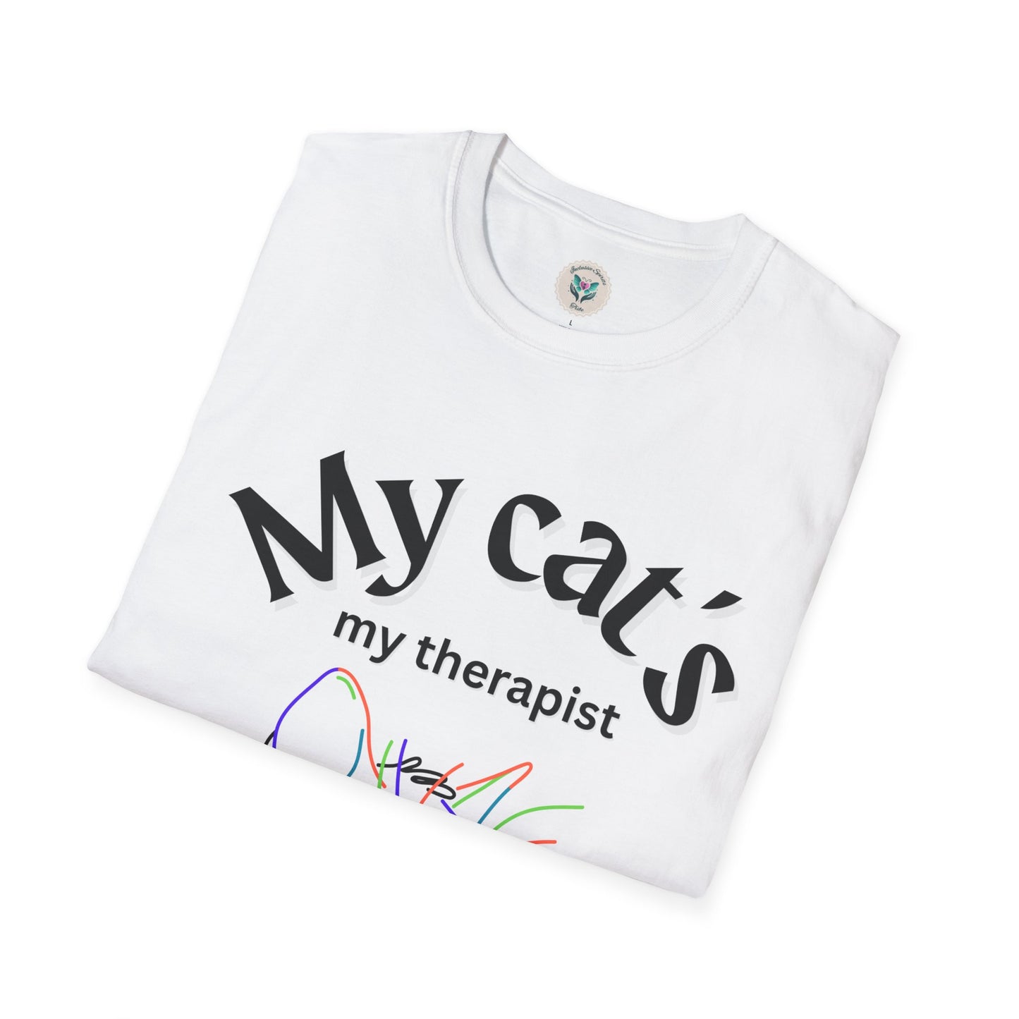 Therapist Cat Softstyle T-Shirt