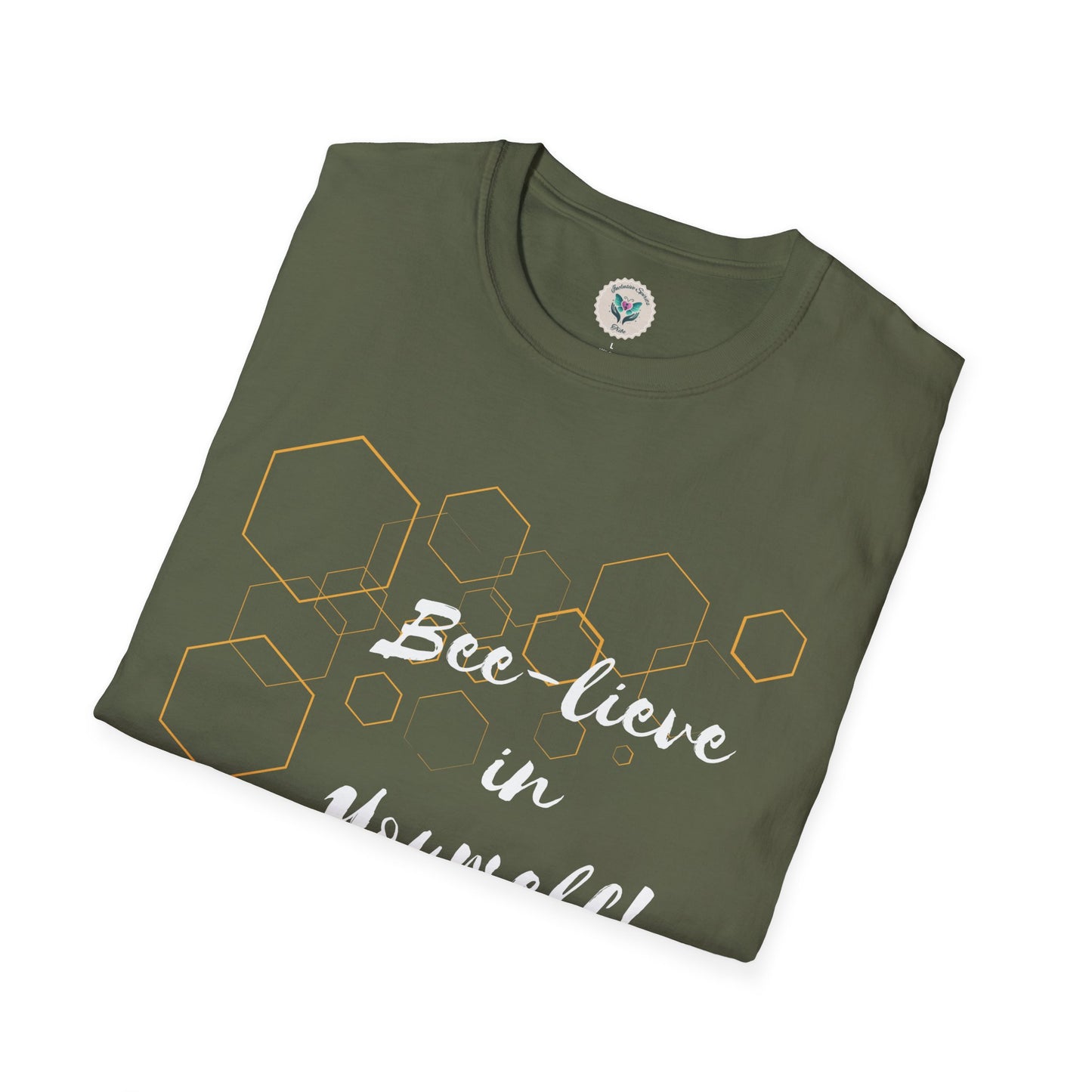 Bee-Lieve in Yourself Unisex Softstyle T-Shirt.
