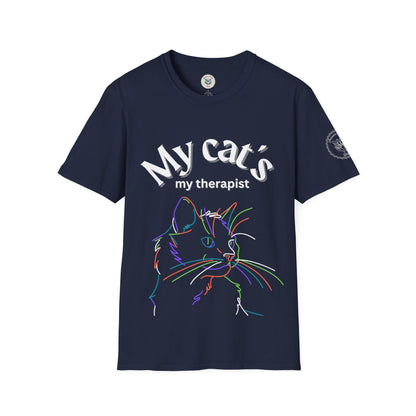 Therapist Cat Softstyle T-Shirt