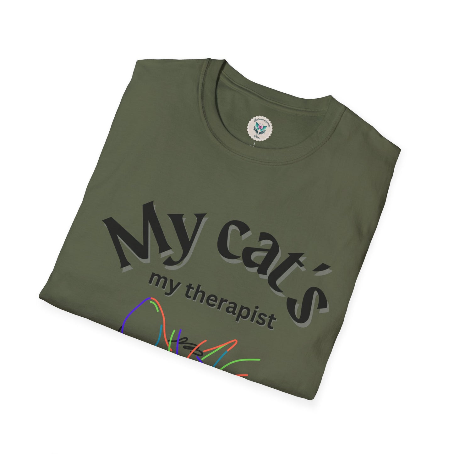 Therapist Cat Softstyle T-Shirt