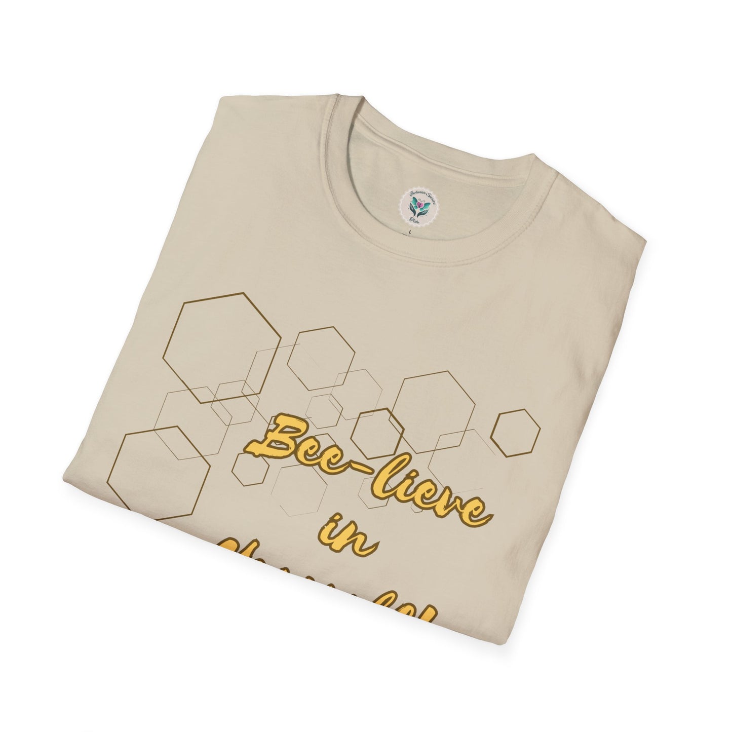 Bee-Lieve in Yourself Unisex Softstyle T-Shirt.