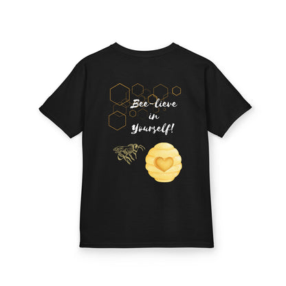 'Bee-Lieve in Yourself' - Children's Motivational T-Shirt -