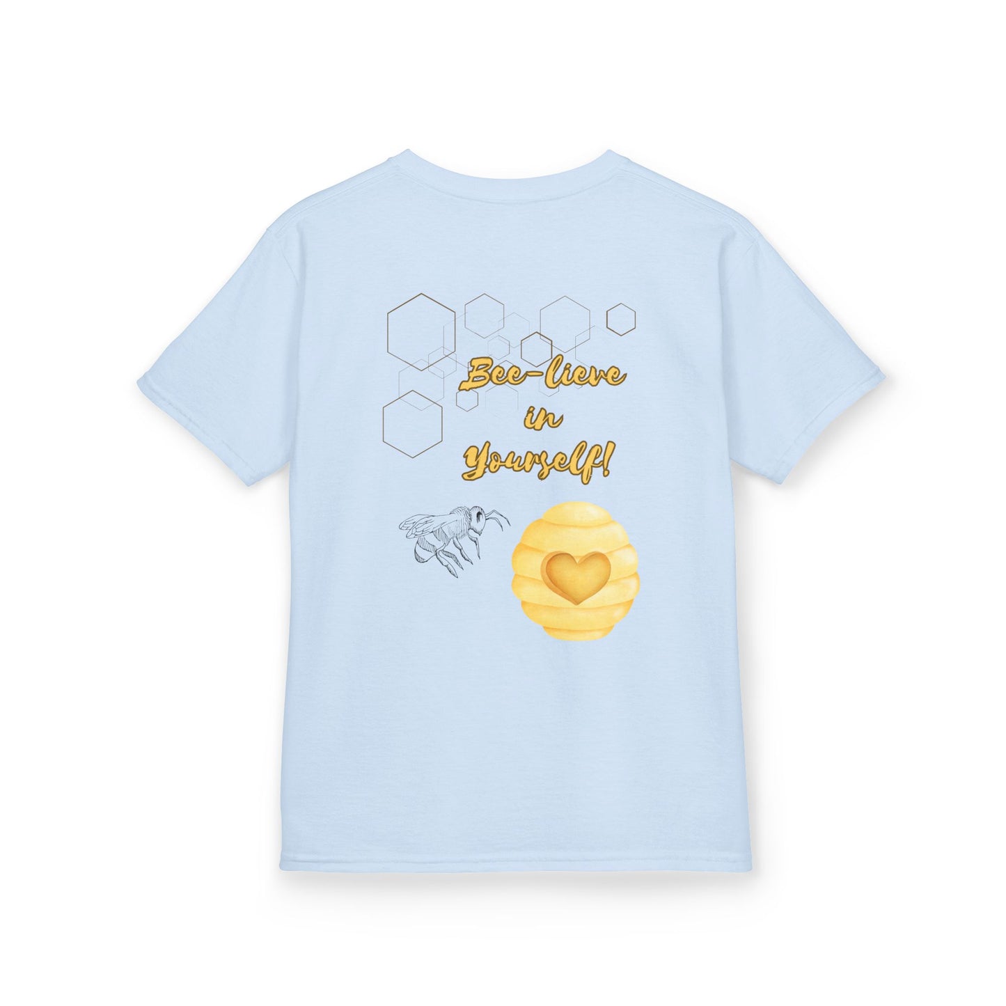 'Bee-Lieve in Yourself' - Children's Motivational T-Shirt -
