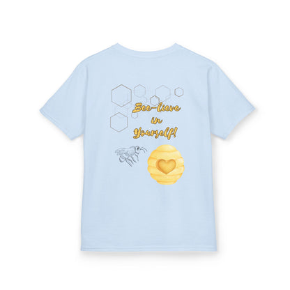 'Bee-Lieve in Yourself' - Children's Motivational T-Shirt -