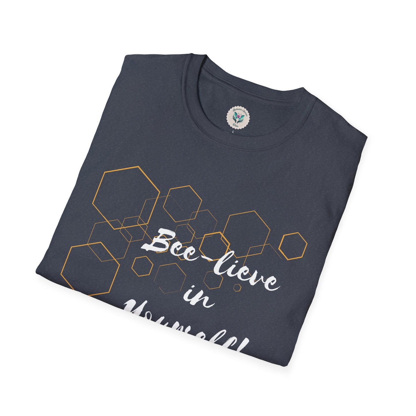 Bee-Lieve in Yourself Unisex Softstyle T-Shirt.