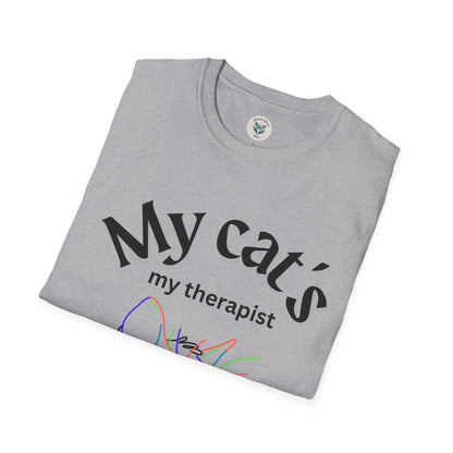 Therapist Cat Softstyle T-Shirt