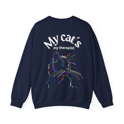 My Cat's My Therapist Sweatshirt