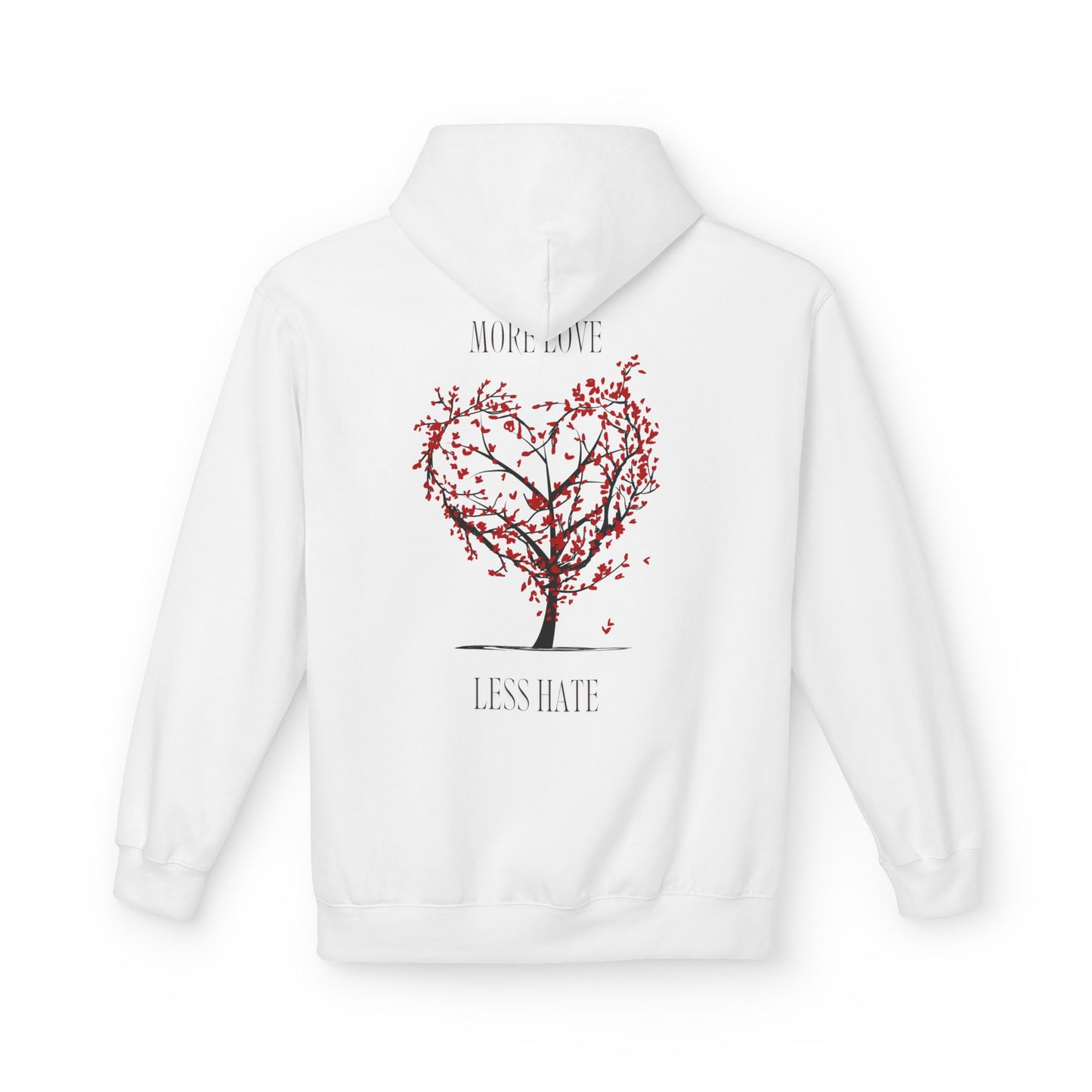 More Love, Less Hate - Unisex Softstyle Hoodie.