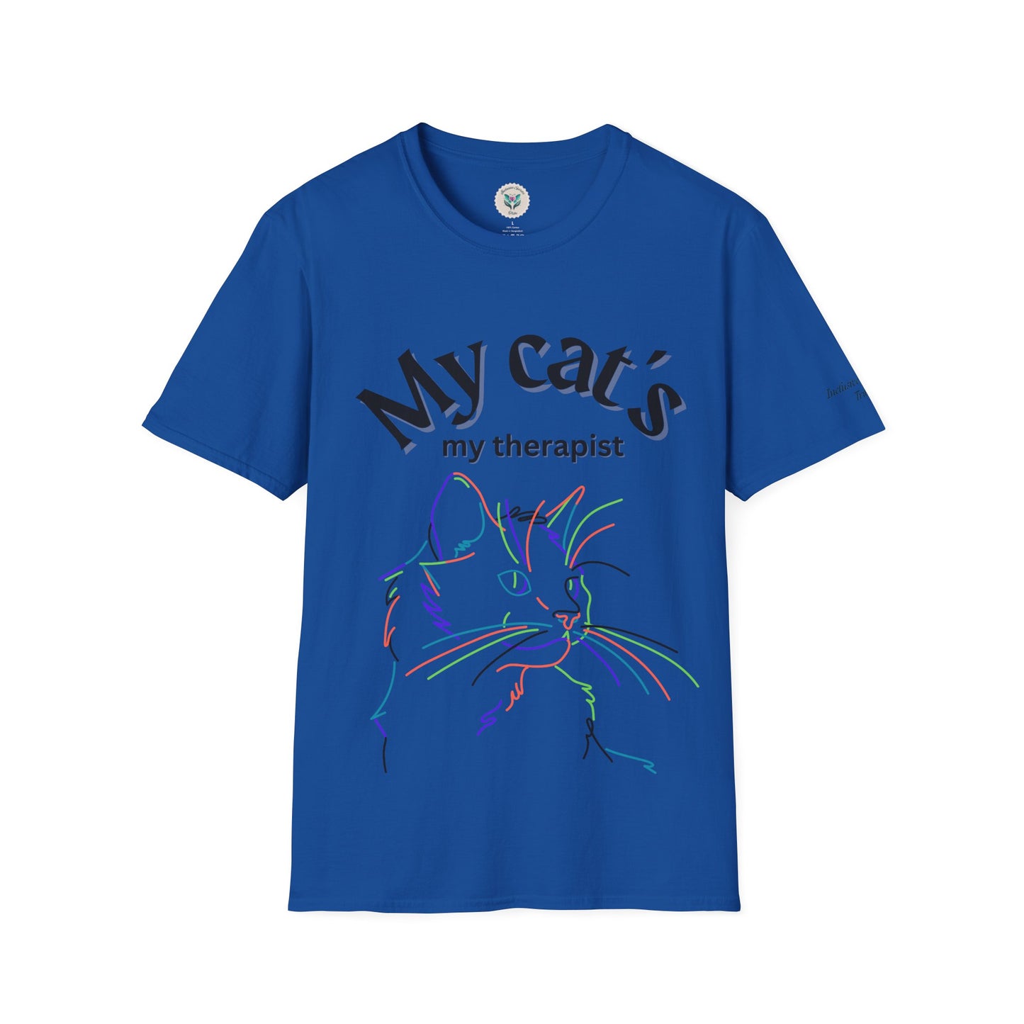 Therapist Cat Softstyle T-Shirt