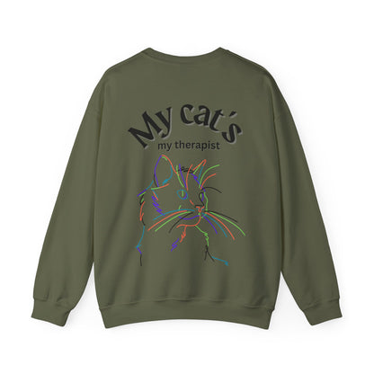 My Cat's My Therapist Sweatshirt
