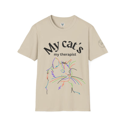 Therapist Cat Softstyle T-Shirt