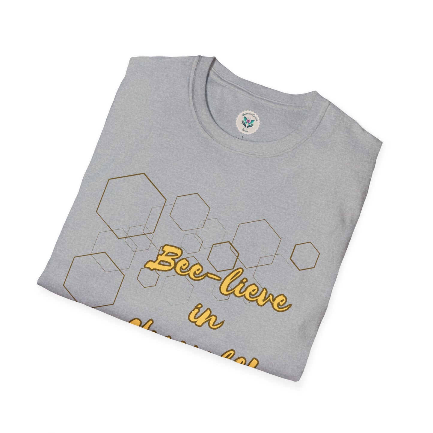 Bee-Lieve in Yourself Unisex Softstyle T-Shirt.