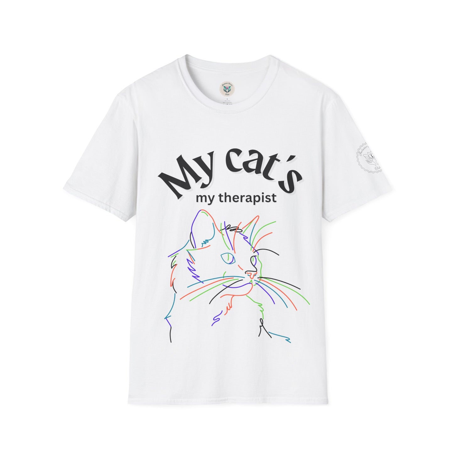 Therapist Cat Softstyle T-Shirt