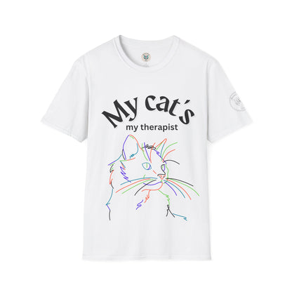 Therapist Cat Softstyle T-Shirt