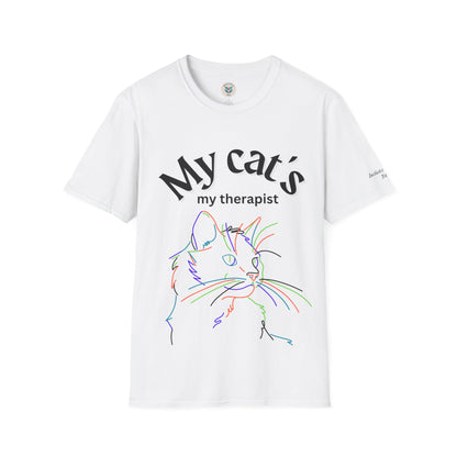 Therapist Cat Softstyle T-Shirt