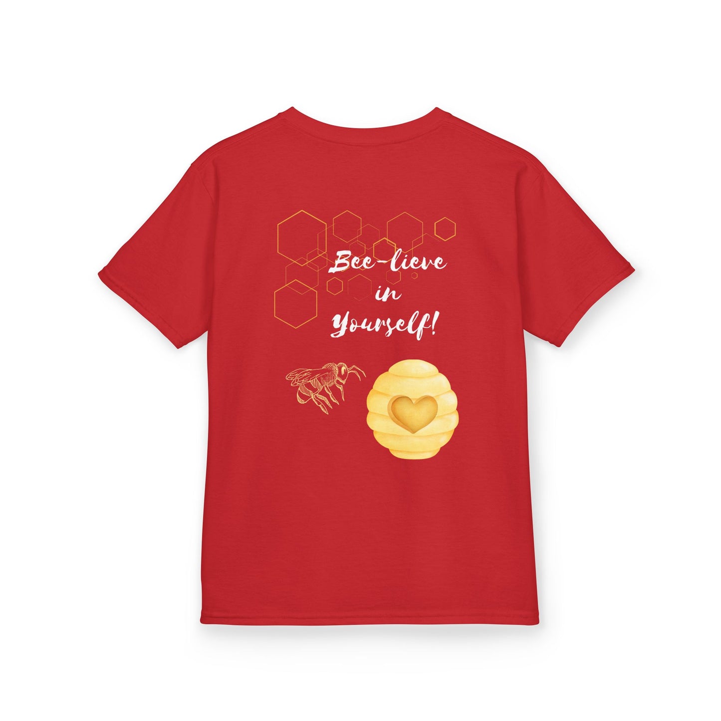 'Bee-Lieve in Yourself' - Children's Motivational T-Shirt -