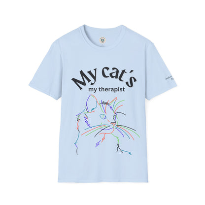 Therapist Cat Softstyle T-Shirt