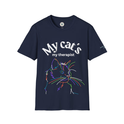 Therapist Cat Softstyle T-Shirt