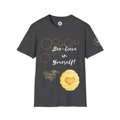 Bee-Lieve in Yourself Unisex Softstyle T-Shirt.