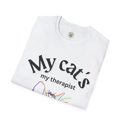 Therapist Cat Softstyle T-Shirt