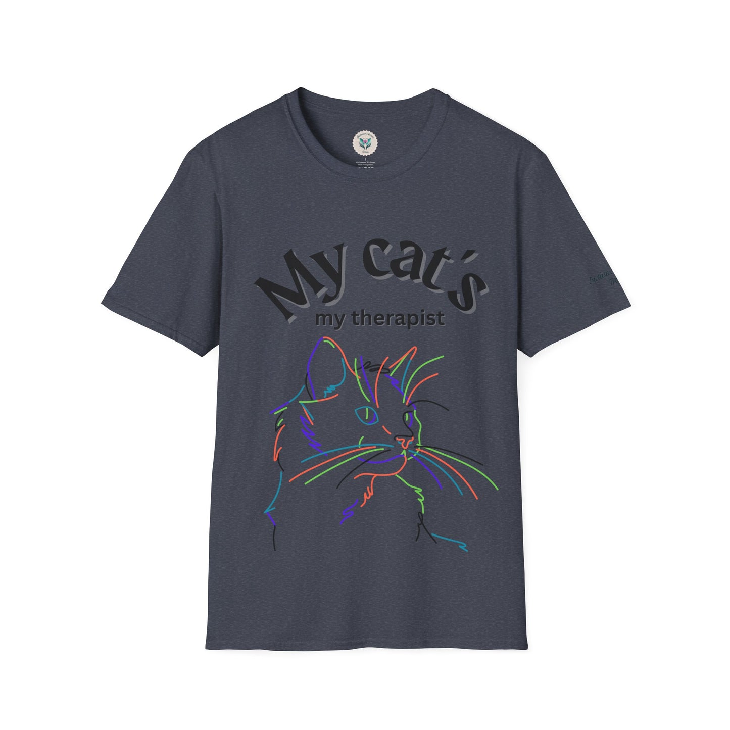 Therapist Cat Softstyle T-Shirt