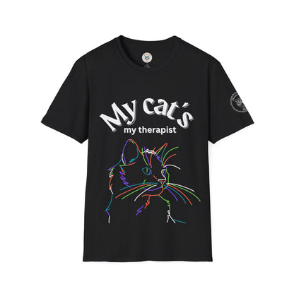 Therapist Cat Softstyle T-Shirt