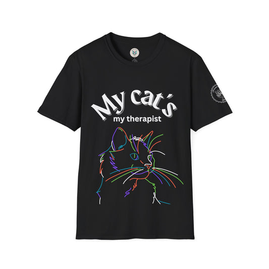 Therapist Cat Softstyle T-Shirt