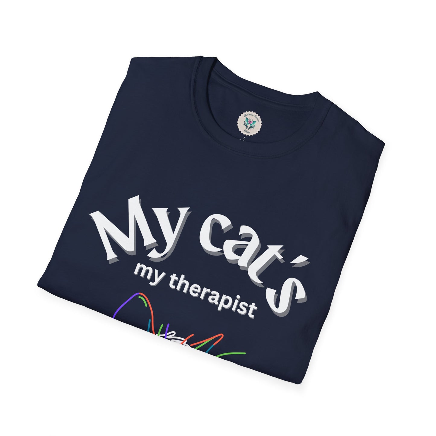 Therapist Cat Softstyle T-Shirt