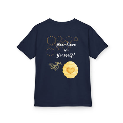 'Bee-Lieve in Yourself' - Children's Motivational T-Shirt -