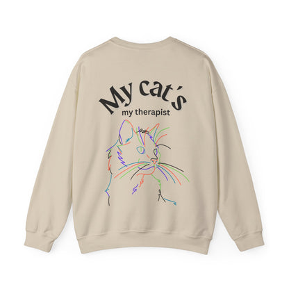My Cat's My Therapist Sweatshirt