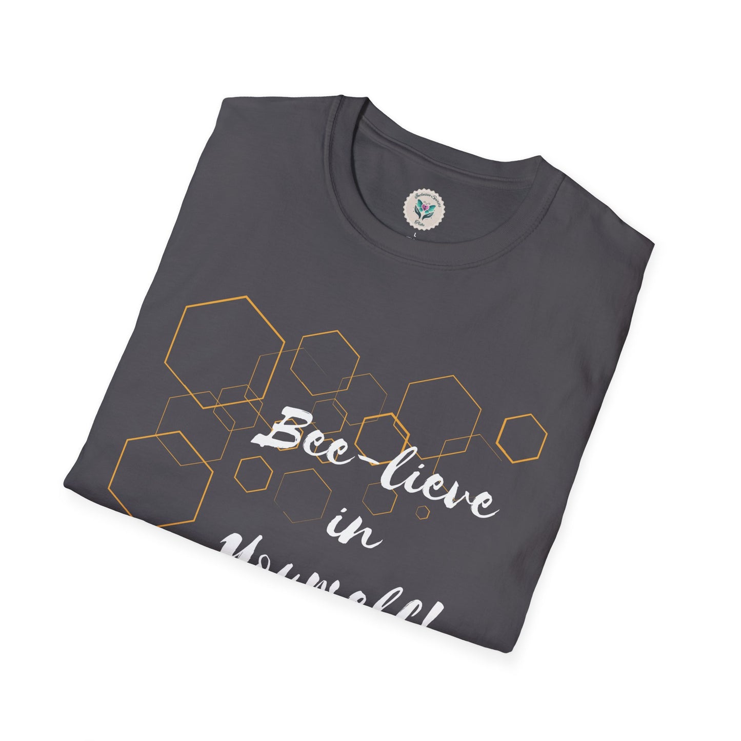 Bee-Lieve in Yourself Unisex Softstyle T-Shirt.