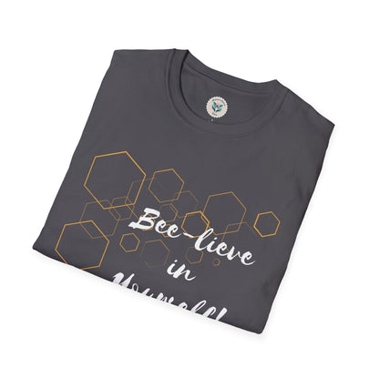 Bee-Lieve in Yourself Unisex Softstyle T-Shirt.