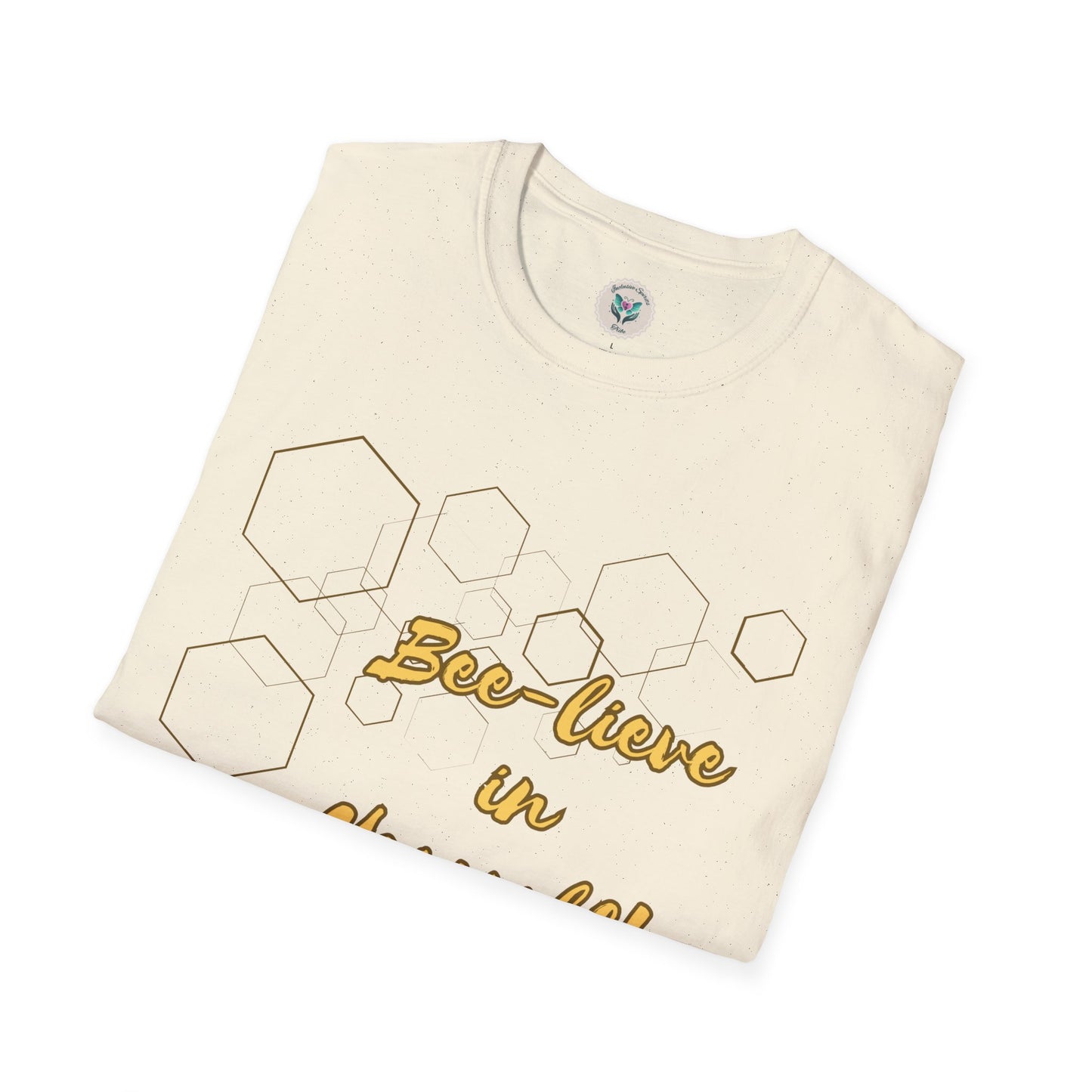 Bee-Lieve in Yourself Unisex Softstyle T-Shirt.