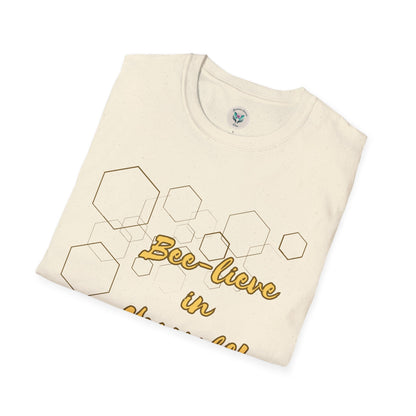 Bee-Lieve in Yourself Unisex Softstyle T-Shirt.